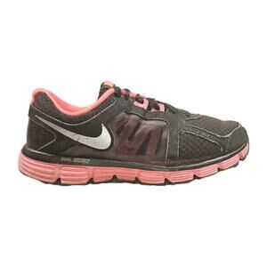Nike Dual Fusion Run Black Pink Women's Size 10 Running Shoes 454240-003
